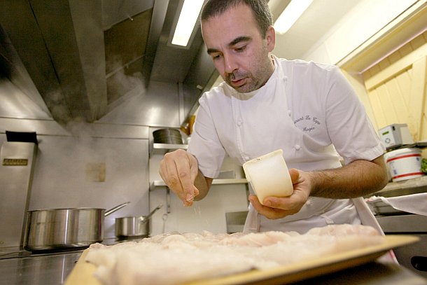 Le chef Nicolas Magie du restaurant Saint James à Bouliac